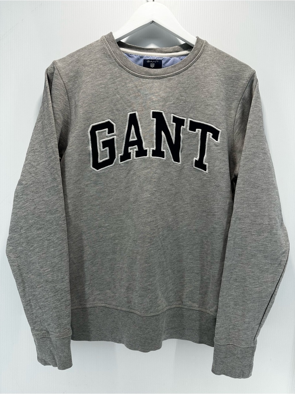 GANT Men’s Grey Logo Crewneck Sweatshirt